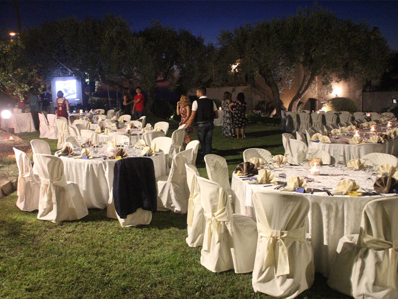 Banchetti location casale in sicilia per eventi e catering
